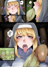 Bakunyuu Sister x Kyokon Goblin  La nonne aux gros seins X le gobelin à grosse bite : page 44